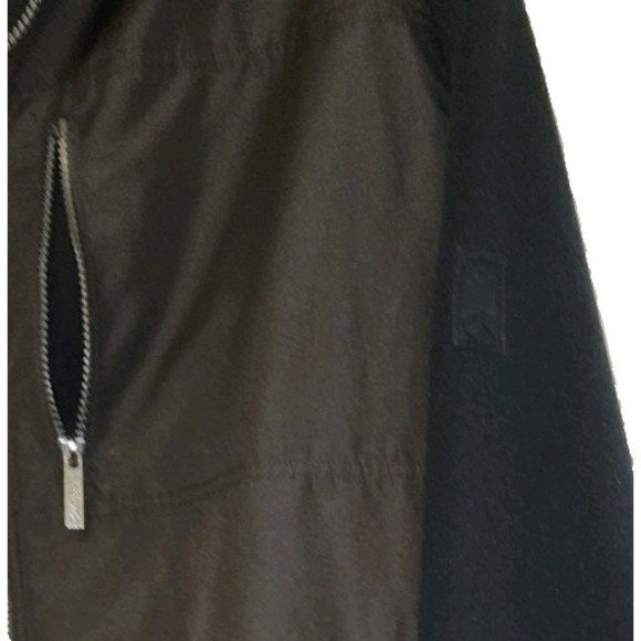 Calvin Klein Mens XLT Black Zipup Jacket. 2 Pockets And Chest Pocket Excell Cond - Picture 3 of 10